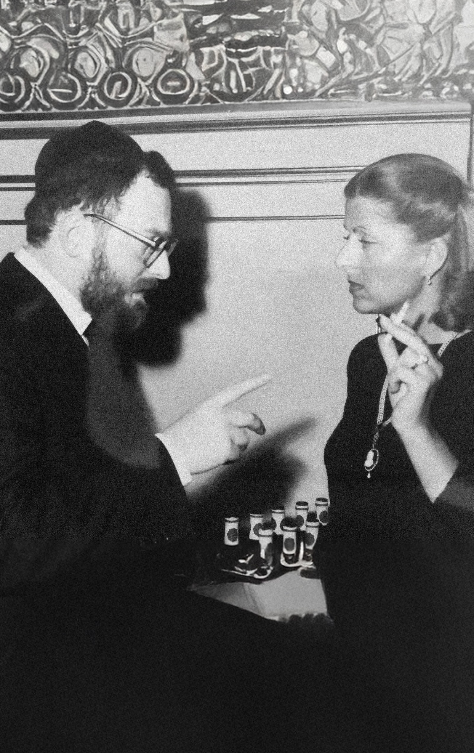 Oberrabbiner Paul Chaim Eisenberg, Ruth Marcovici ca. 1983