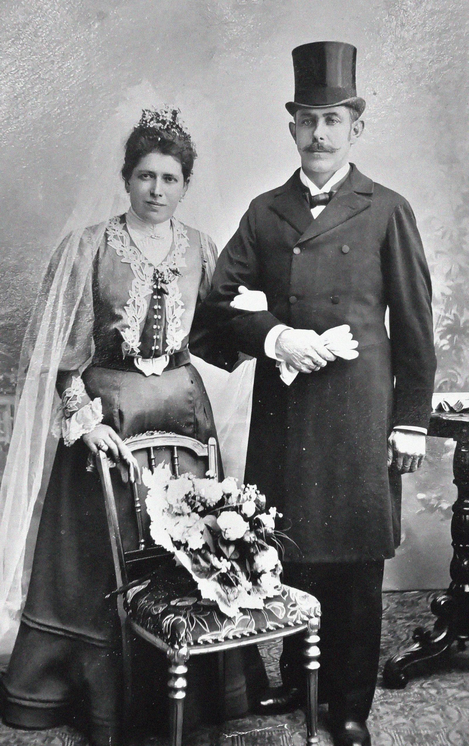 Emmanuel Stein, Maria Winter (later Stein) Horn ca 1900